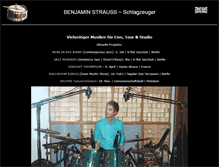 Tablet Screenshot of benjaminstrauss.com